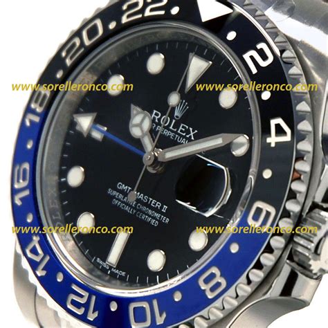 nuovo rolex gmt nero blu